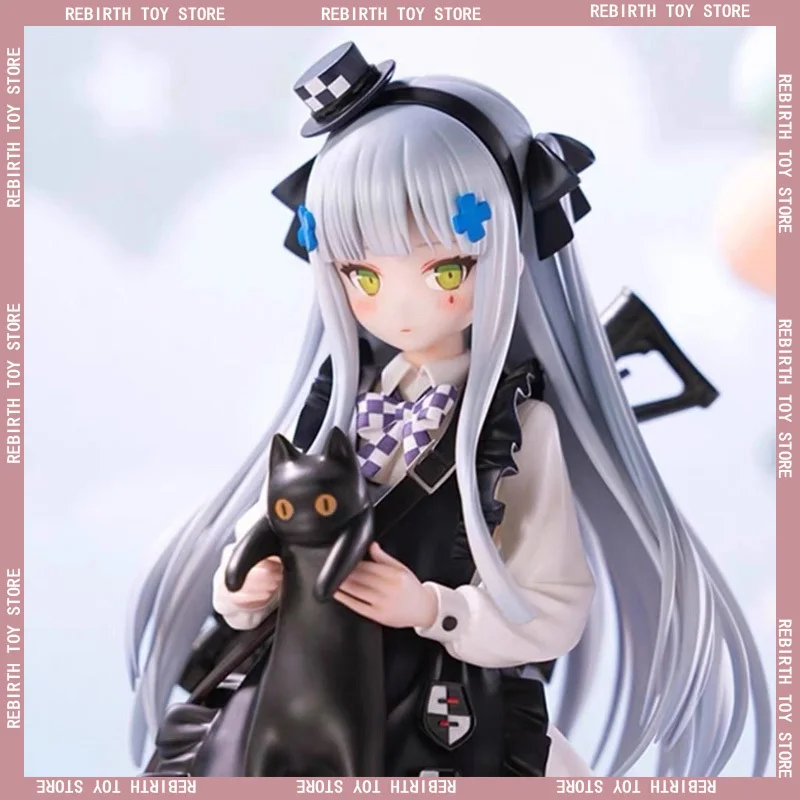 

21cm Girls Frontline Hk416 Kawaii Game Girl Action Figures Statue Cartoon Girl Models Collectible Toys Ornament Doll Toys Gifts