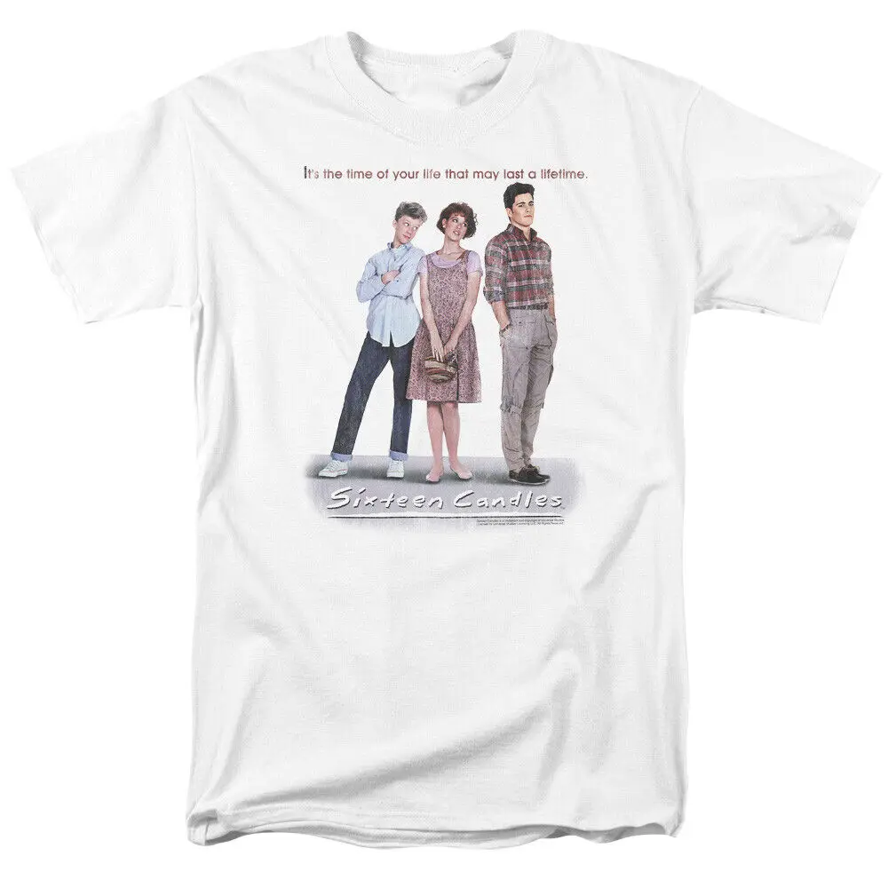 Sixteen Candles Poster T Shirt Mens Licensed Movie Jake Sam The Geek White