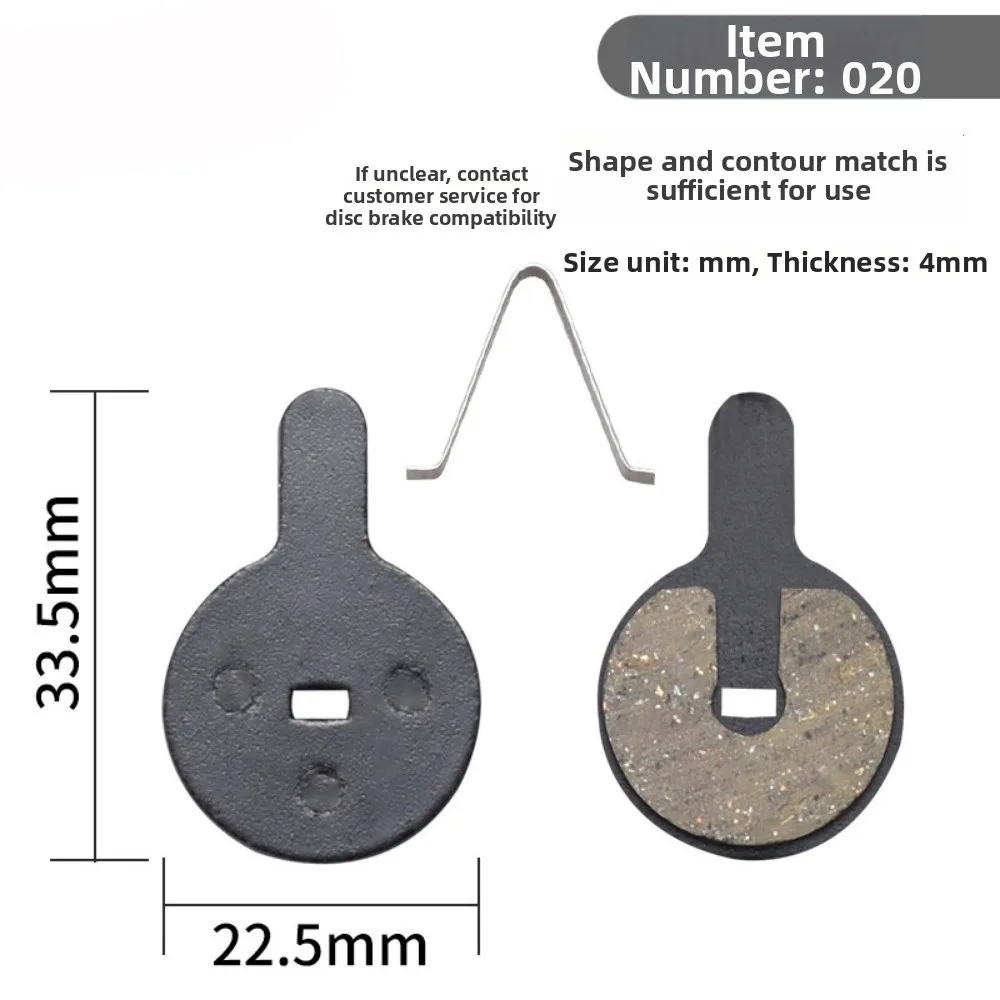 Universal Bike Brake Pads Pair Multi-style Black Mountain Road Bike Parts Bicycle Brake Disc Pads for MTB Mountain Bicycle