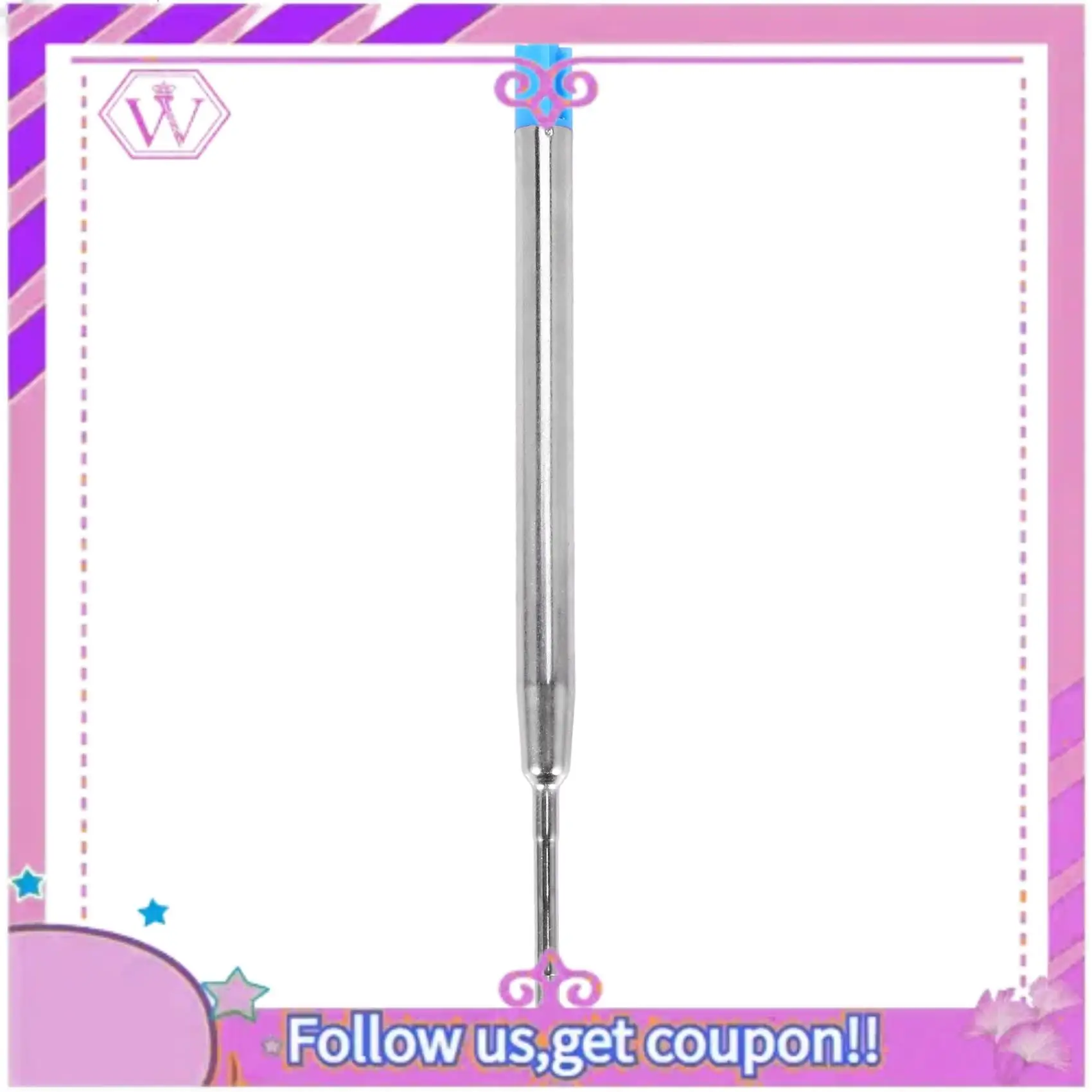 

12X Ballpoint Pen Refills 10 Cm Blue Large Refill Refills