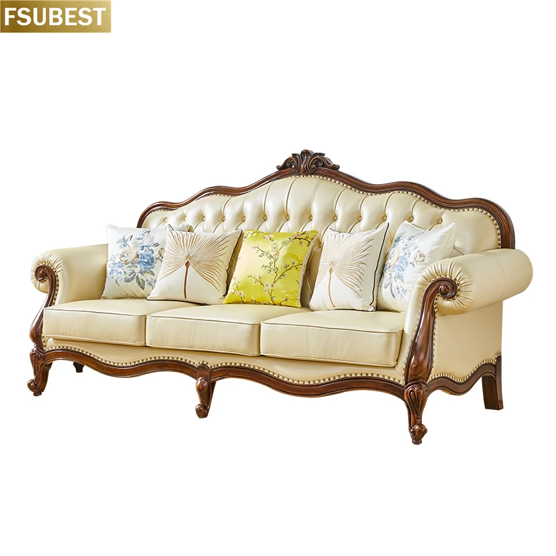 American Fabric Couch Living Room Sofa Set Modern Eucalyptus Wood Frame 3-Seater Sofa muebles de la sala Corner Sofa