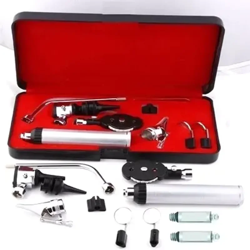 Best Selling ENT Diagnostic Set Otoscope & Ophthalmoscope Manual Simple Portable Supplies