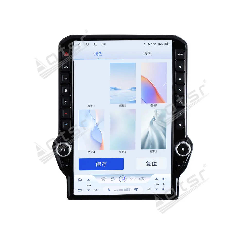 

13,3-дюймовый автомобильный радиоприемник Android 14 с CarPlay для Dodge Ram 2013-2018, мультимедийный плеер с сенсорным экраном AI, GPS-навигация, автомобильные аксессуары