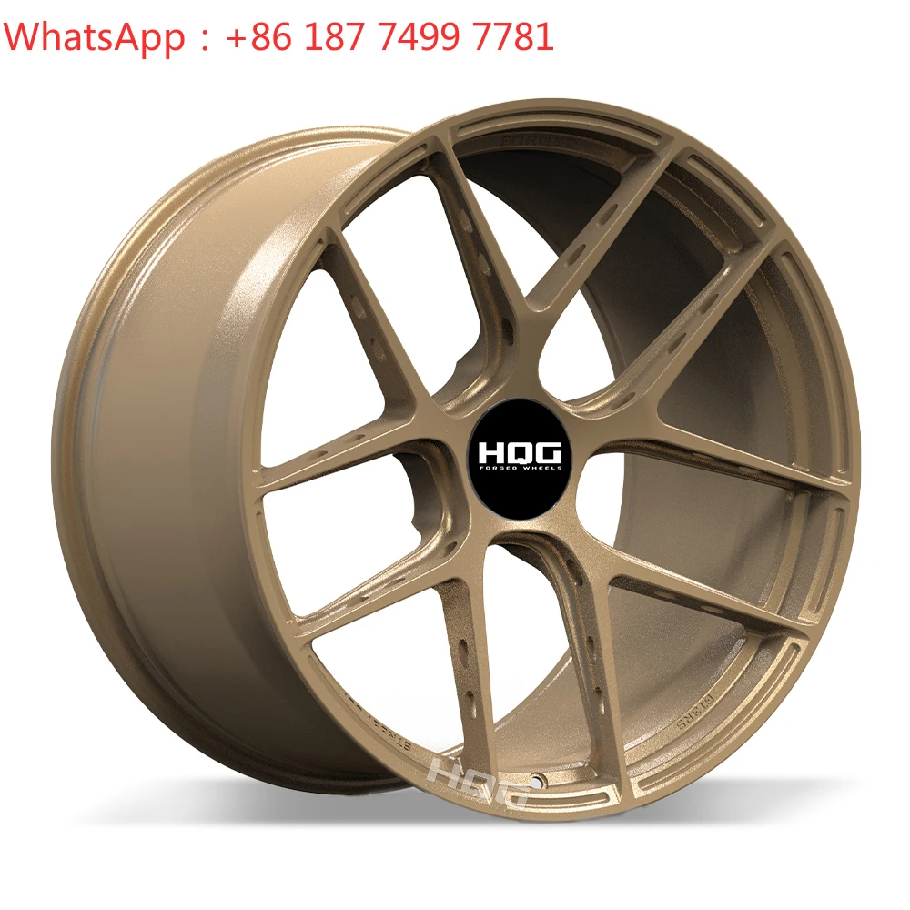 Rines de Aluminio Forjado Personalizados de 18-22 Pulgadas, Negro Pulido, 5x127 5x139.7 5x114.3, Rines de Lujo para Modelos de Alta Gama