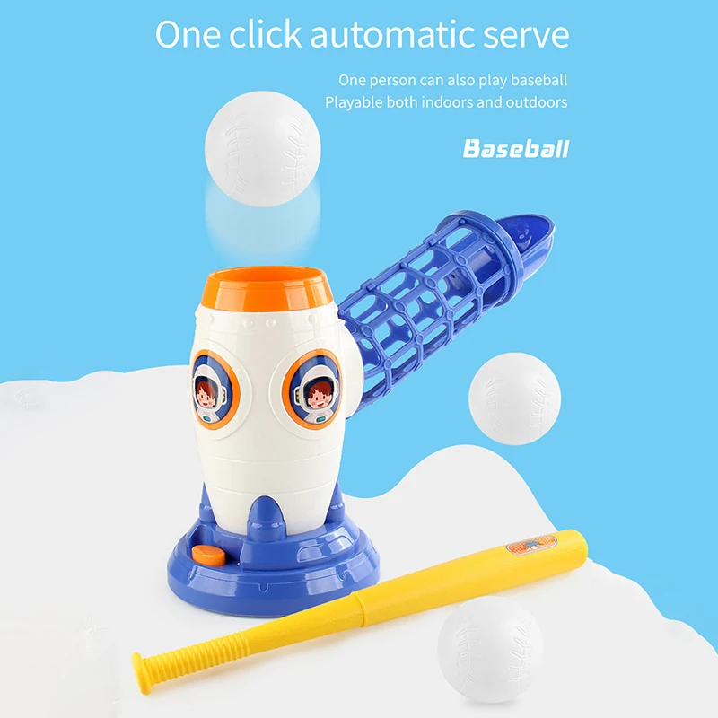 Jouets de balle de Baseball pour enfants, jeux de sport, lancement automatique, Machine à Baseball, ensembles de jouets pour enfants, jouet d'intérieur et d'extérieur, cadeau d'anniversaire pour garçons