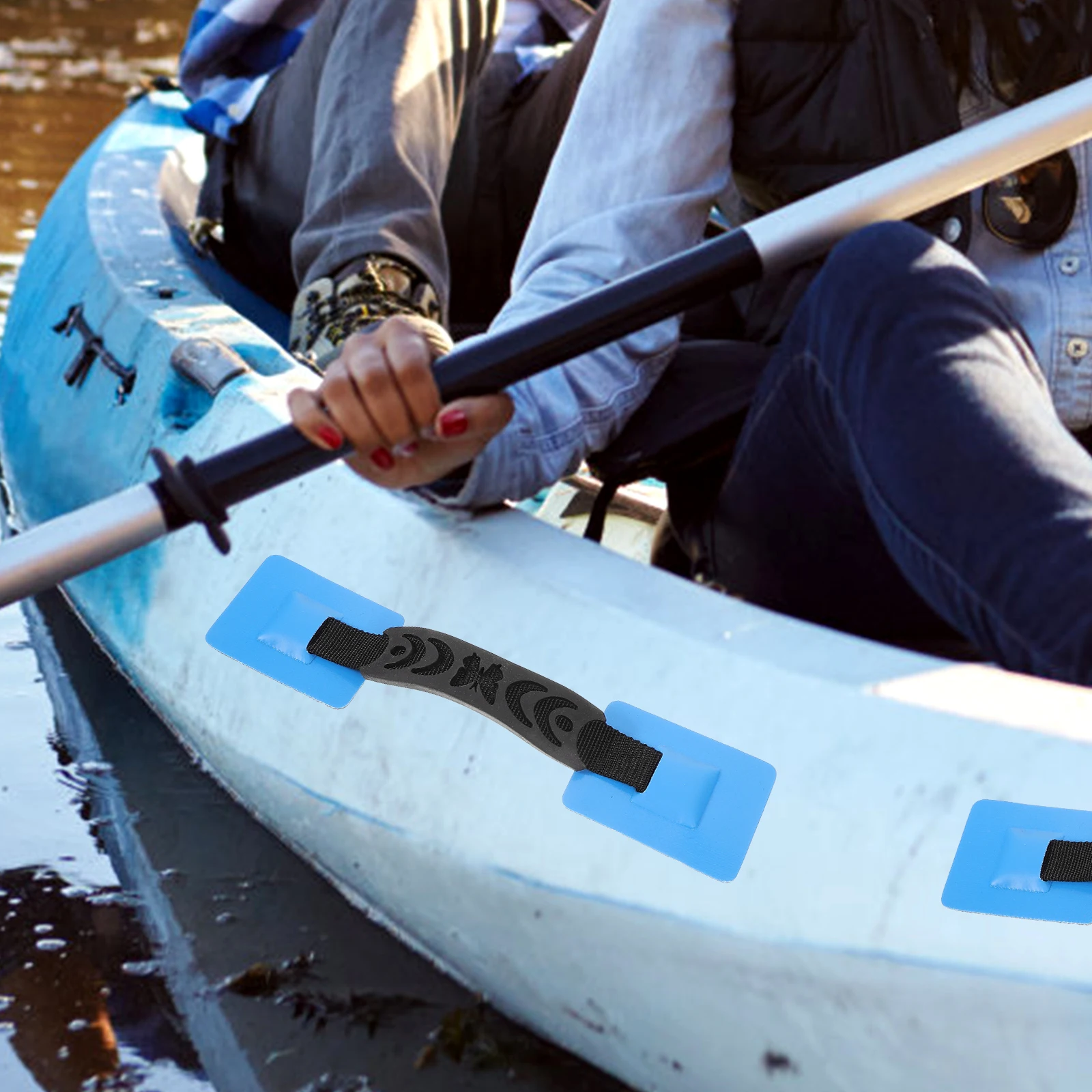 

Flexible Kayak Handle Easy Installation Boat Handle Sturdy Canoe Handles Ergonomic Grip Kayak Supplies
