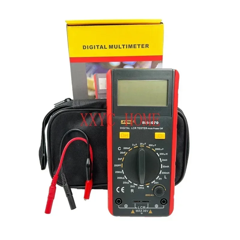 BM4070 LCR Meter LCR Multimeter Tester Digital Inductance Capacitance Resistance Meter with LCD Over-Range Display