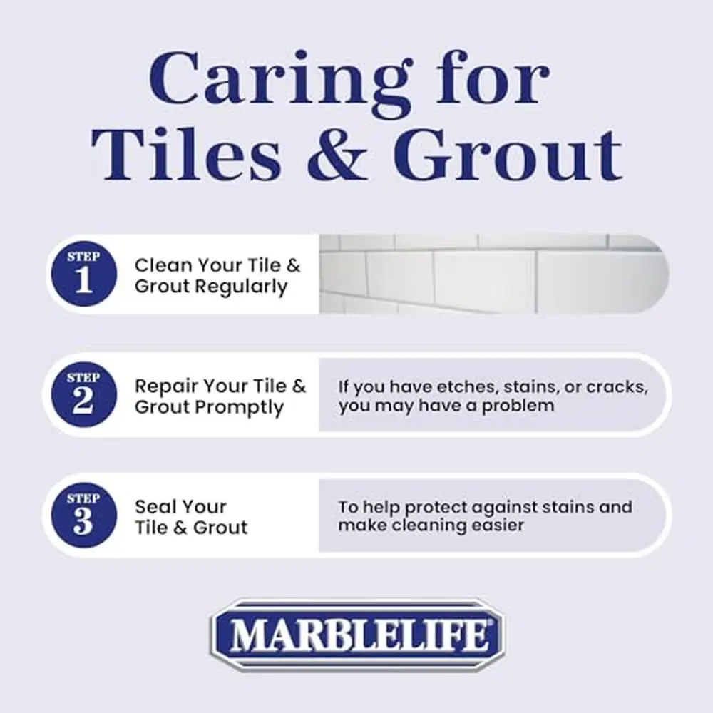 Stone Shower Clean & Maintain Eco-Friendly Kit Tile Shower Grout Professional Grade Biodegradable Formula Made in USA 100%