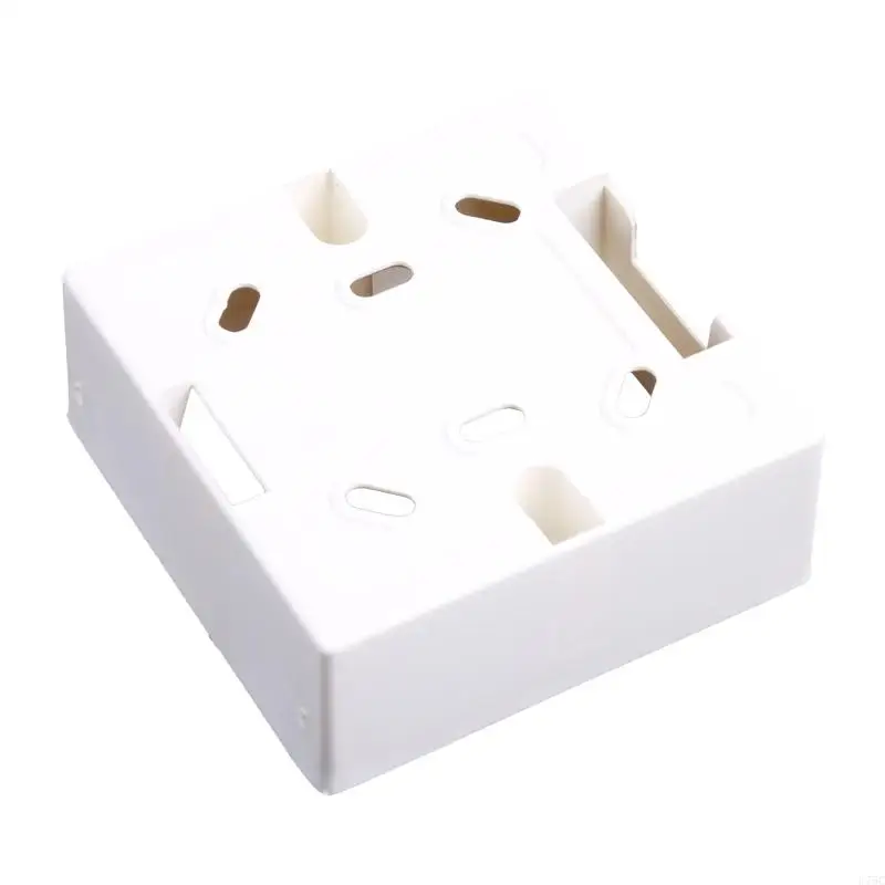 Hộp nối được gắn trên tường U75C màu trắng PVC 86 Loại công tắc tường để bảo vệ