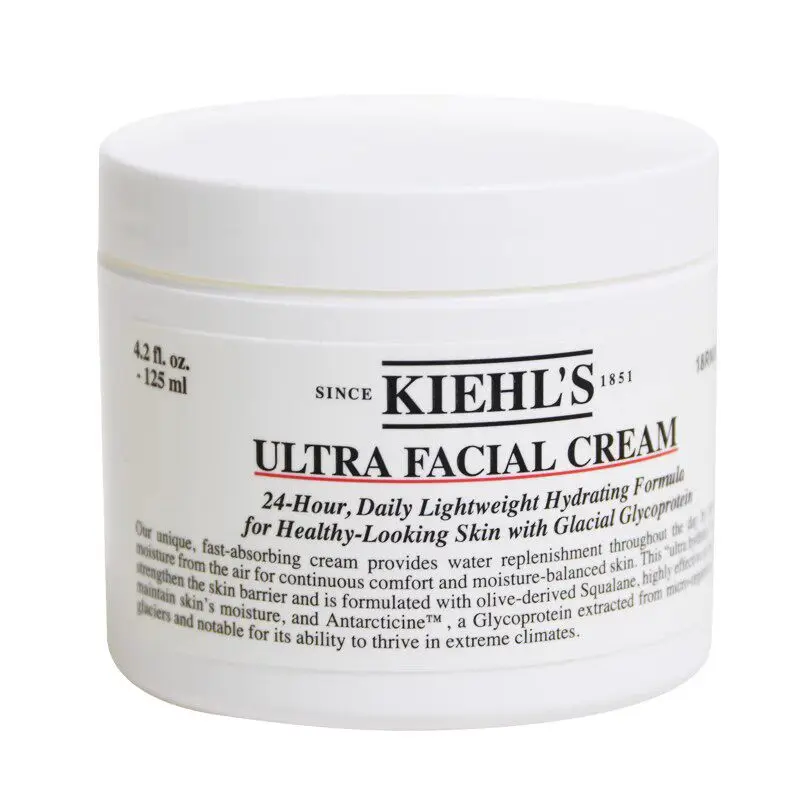 Kiehl's Ultra Facial Cream 14ml/50ml/125ml Hydrating Moisturizer Face Cream With Squalane Glacial Glycoprotein Strengthen Skin