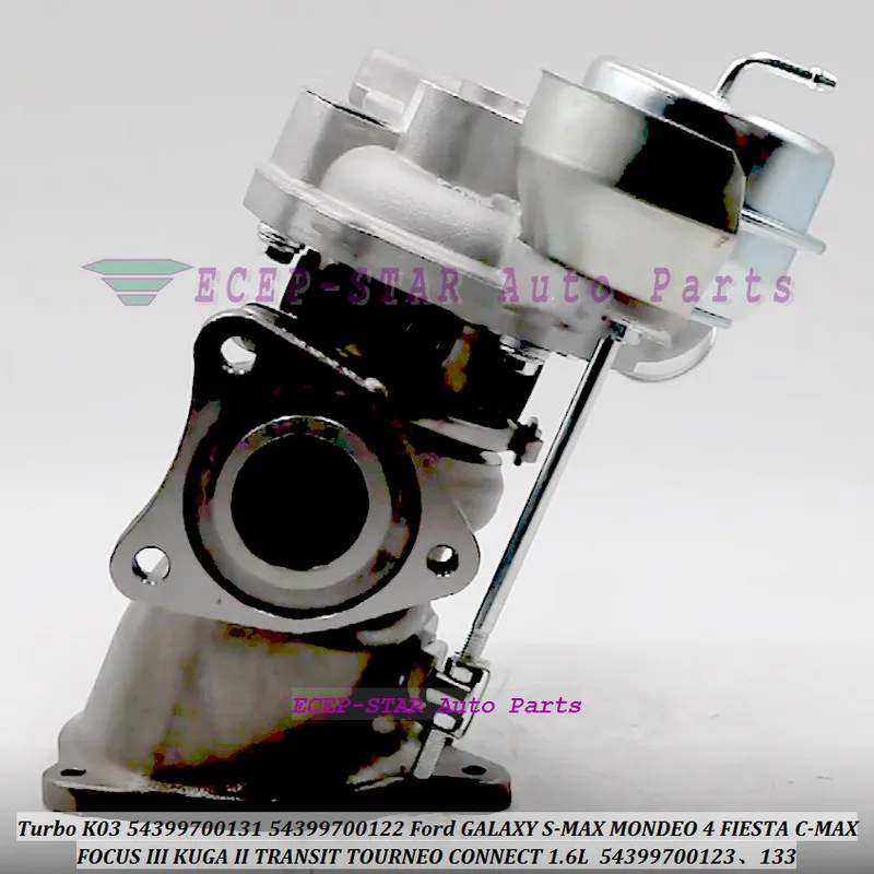 توربو K03 54399880131 54399880122   لفورد غالاكسي S-MAX مونديو 4 فييستا C-MAX ل التركيز III كوغا II ترانزيت تورنيو كونيكت 1.6L