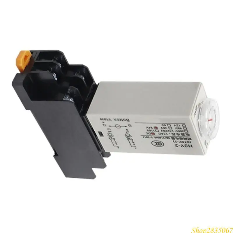 0-60 Seconds Timers Timing Time Relays with Base Socket Delay Timers Easy to Use 831F