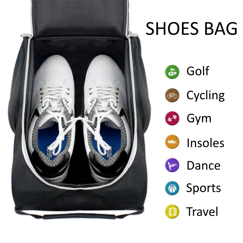 Portable Car Trunk Organizer Shoe Rack Golf Shoe Bag Football Tennis Shoe Bag Car Storage Accessories Convenience Goods