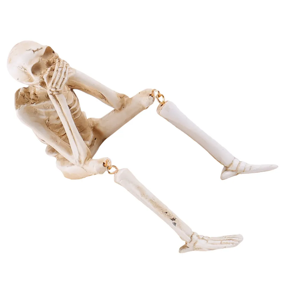 Shelf Sitters Resin Craft Small Ornament Halloween Decoration Cute Spooky Home Decor Table Skull Decor