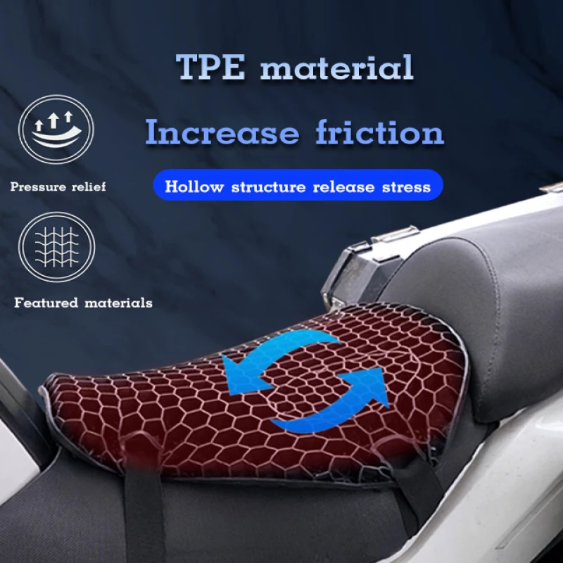 3D summer heat insulation breathable motorcycle gel cushion cover electric car seat cover sunscreen four seasons general