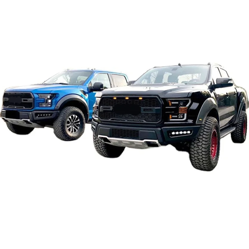 High Quality Facelift Wide Conversion Body Kit Fit for 2012‑2020 Upgrade To F150 Raptor Style Front Rear Bumper Exterior