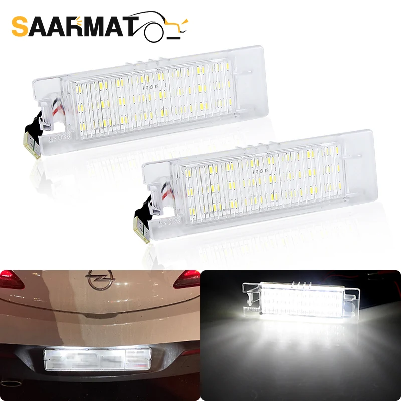 Éclairage de plaque d'immatriculation LED blanc 2 pièces pour Opel Vectra C, Astra J, Zafira B un guide d’achat et d’installation complet