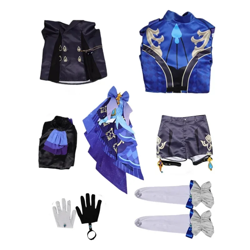 SN88 Furina Cosplay Fantasy Gloves Suits Anime Game Genshin Impact Costume Disguise Adult Women Roleplay Fantasia Outfits Female