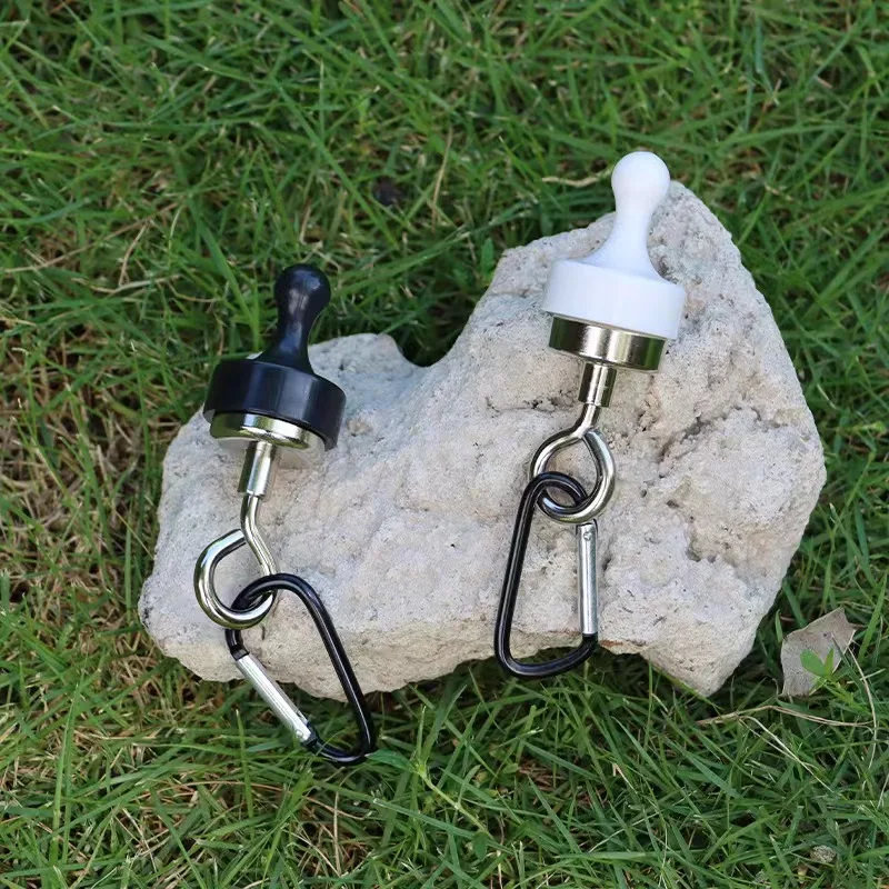 Outdoor Camping Starke Magnetische Haken Zelt Baldachin Karabiner Bergsteigen Schnalle Magnet Aufhänger Camping Licht Magnetische Haken