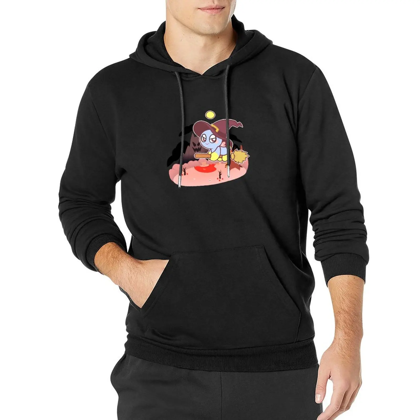 

Пуловер Chao Witch Hoodie мужской зимний свитер японская толстовка с капюшоном