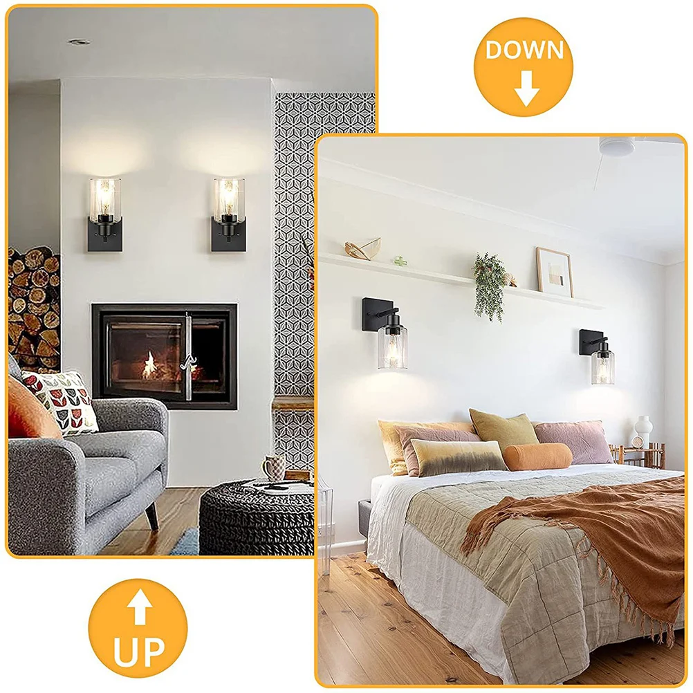 

Retro Wall Lamp Compact Design Simple Color for Hallway Bathroom Mirror Bedside Living Room Wall Sconce Lighting