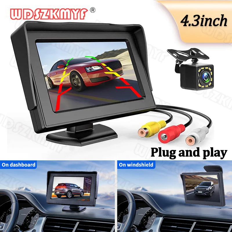 

4.3Inch Monitor Screen Reversing Camera for Car Parking Parking System Camera for Vehicle Easy Installation Rear View Camera