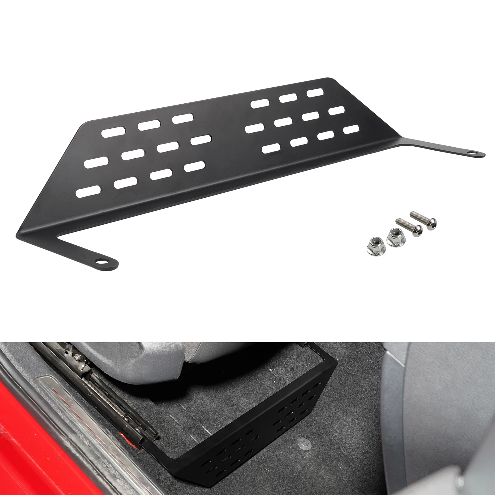

BEVINSEE Front Seat Extinguisher Bracket Holder Mount for Volkswagen for VW for Golf 7 GTI R 2012-2019