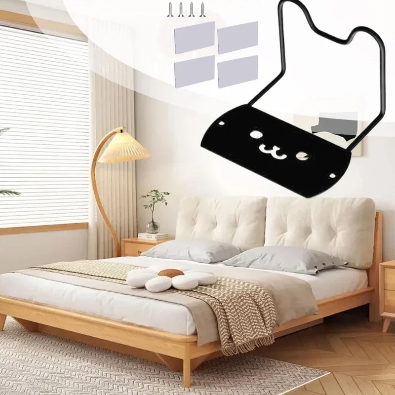 Wooden Platform Bed Anchors For Sliding Mattress Prevention 200kg Support Easy Assembly Design Mattress Retainer Bar Y5GB