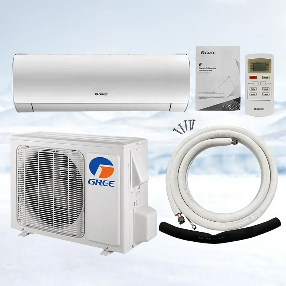 High Quality Famous Brand Supplier Gree Inverter Air Conditioner Split Wall Mounted Cooling 9000Btu-24000Btu