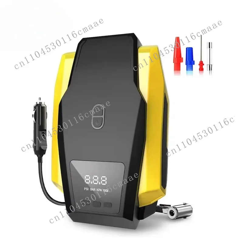 Hot Selling 12 Valve Air Pump Digital Screen Car Wheel Tire Inflator Non Self Test Tire Inflator Bicycle Cylinder