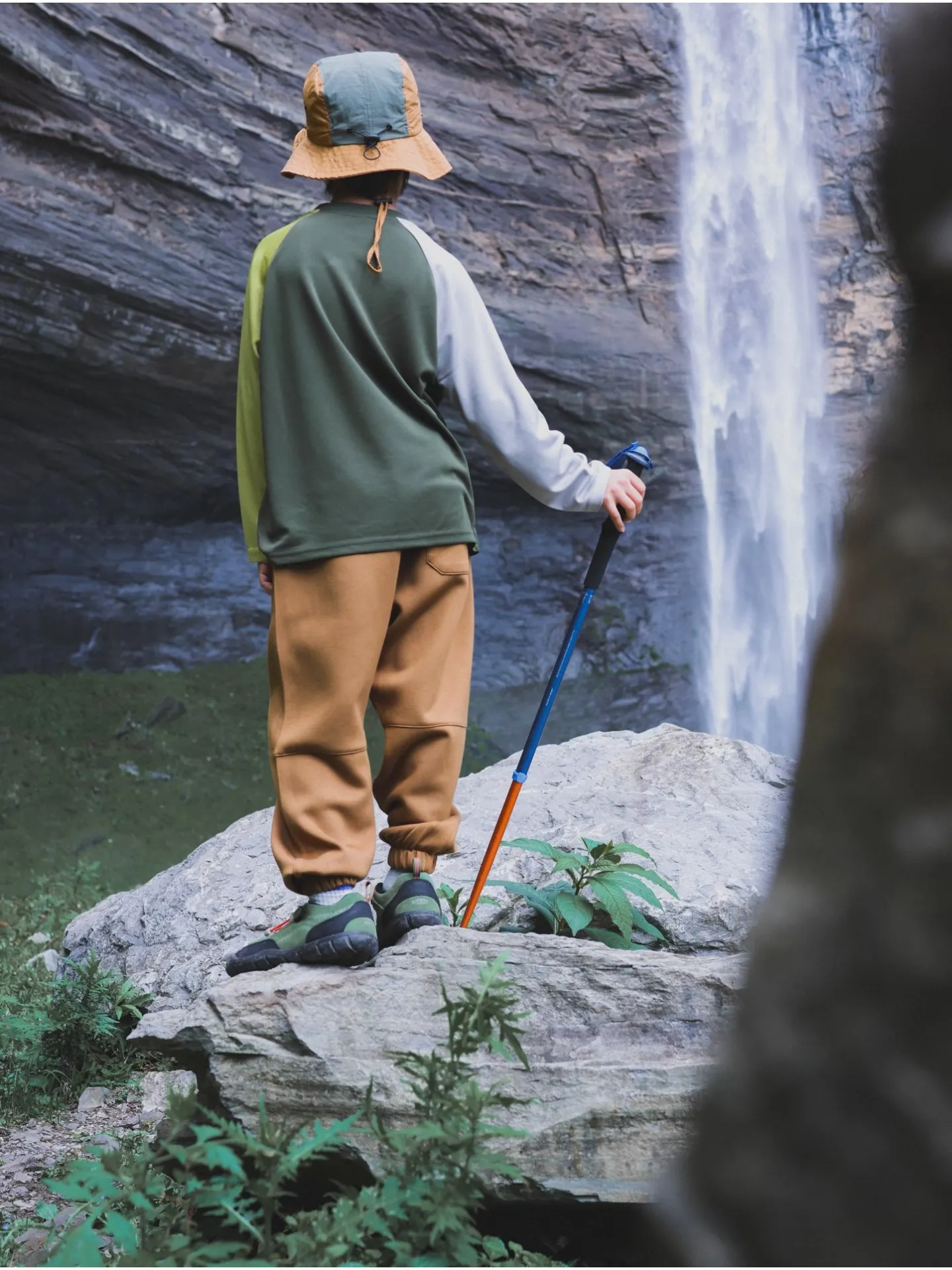 Facec Kids Outdoor Quick Dry Long Sleeve T-Shirt Cool Sensation Base Layer Shirt Color Block Design for Boys Ages 3-14