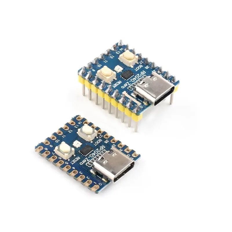 لوحة تطوير Raspberry Pi RP2040 Zero متحكم PICO RP2040 معالج ثنائي النواة