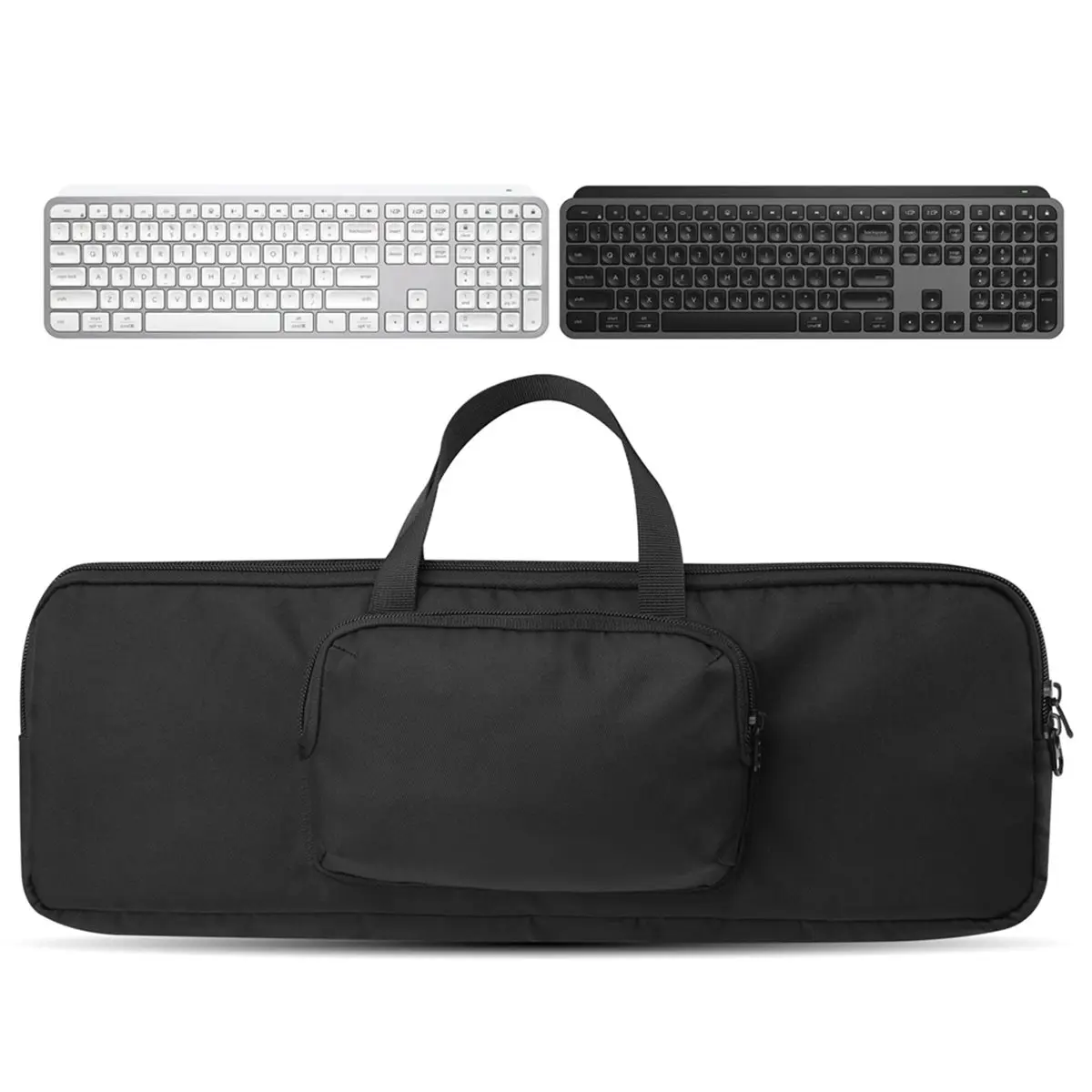OKgood Protective Travel Case for Logitech MX Keys S/MX Keys Wireless Keyboard, Keyboards Carrying Storage Bag (Case Only)