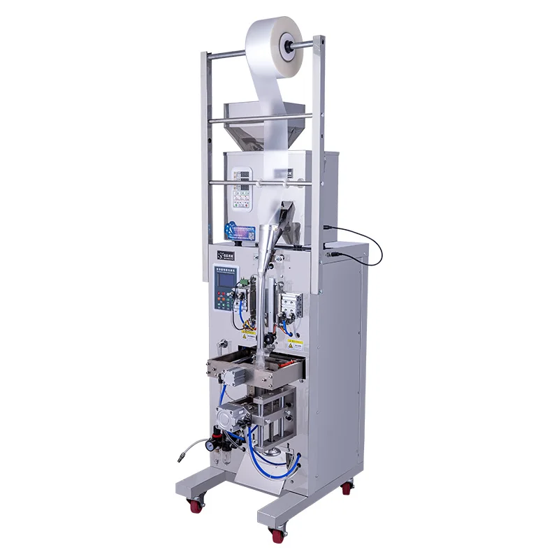 

Round corner easy tear mouth long strip packaging machine granular powder quantitative filling machine medicinal materials