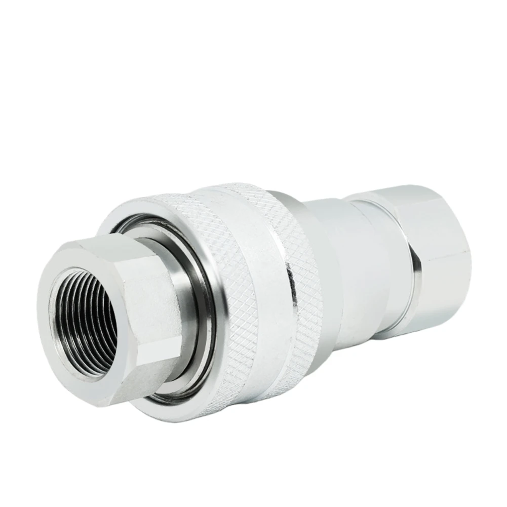 

B Series Quick Couplings with Ball Locking for For agricultural Hydraulic Equipment Carbon Steel NPT Thread Two Pieces