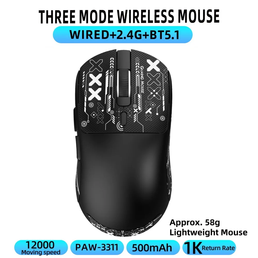 Tri-Mode Wired 2.4G…