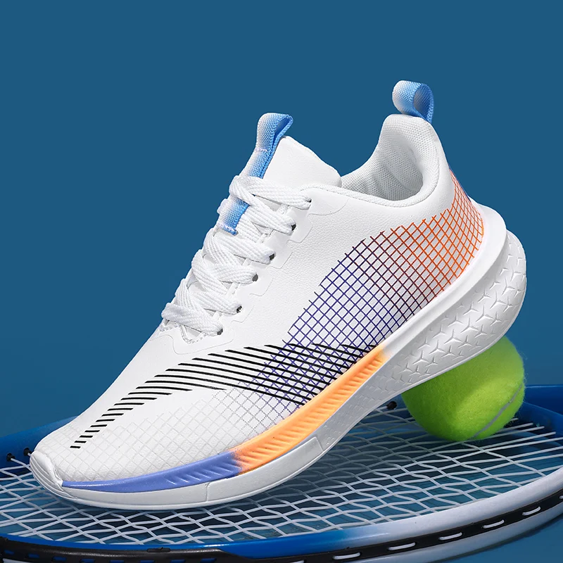 Professional Tennis Shoes for Men Anti-Slip Tennis Training Shoes Comfortable Volleyball Sneakers Women Low Top Running Shoes