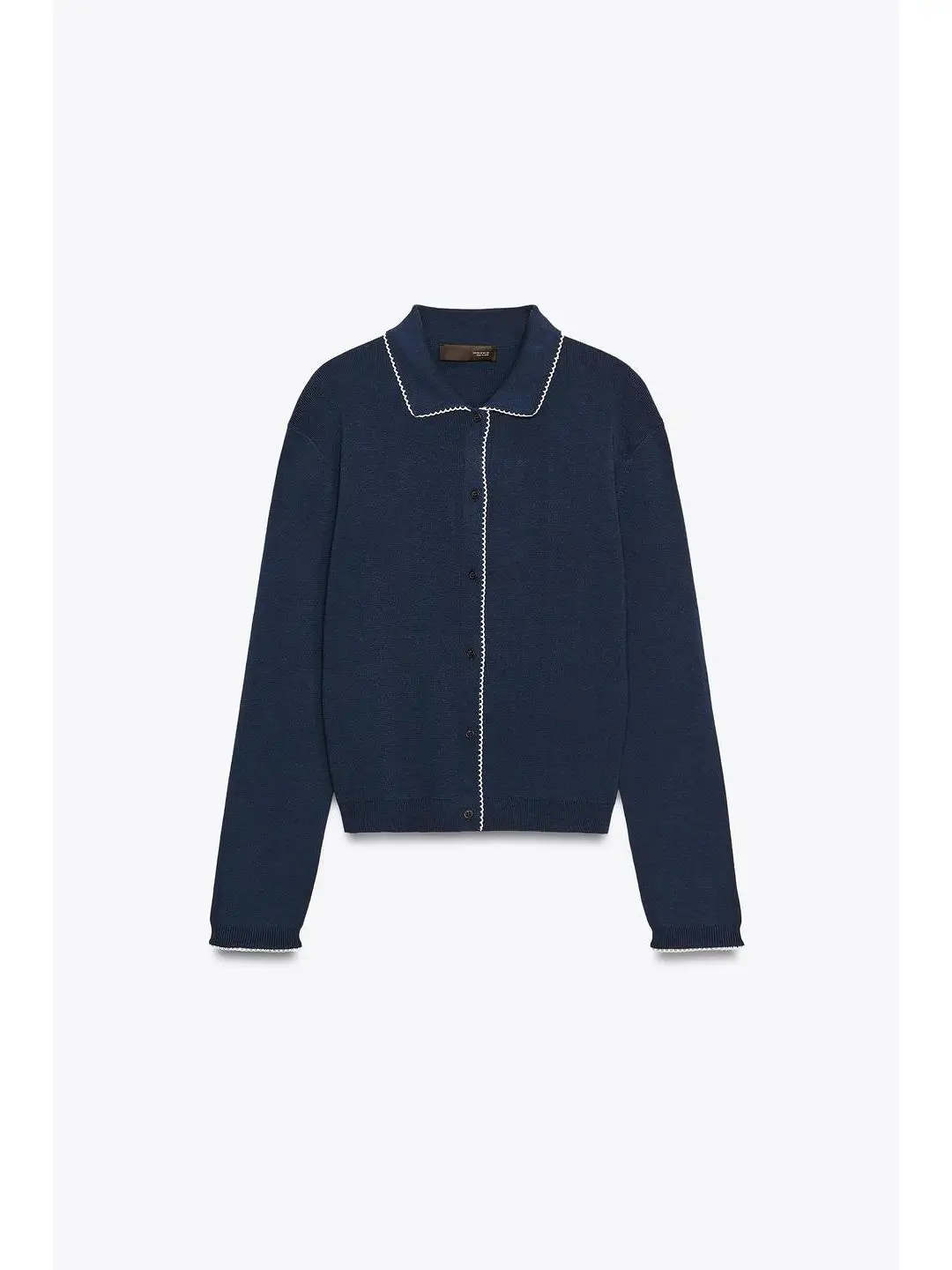 حصيرة أوائل الخريف موجة طبقات طويلة Sve محبوك Jaet صغيرة مستديرة Ne سستة إغلاق معطف المرأة عادية حجم كبير