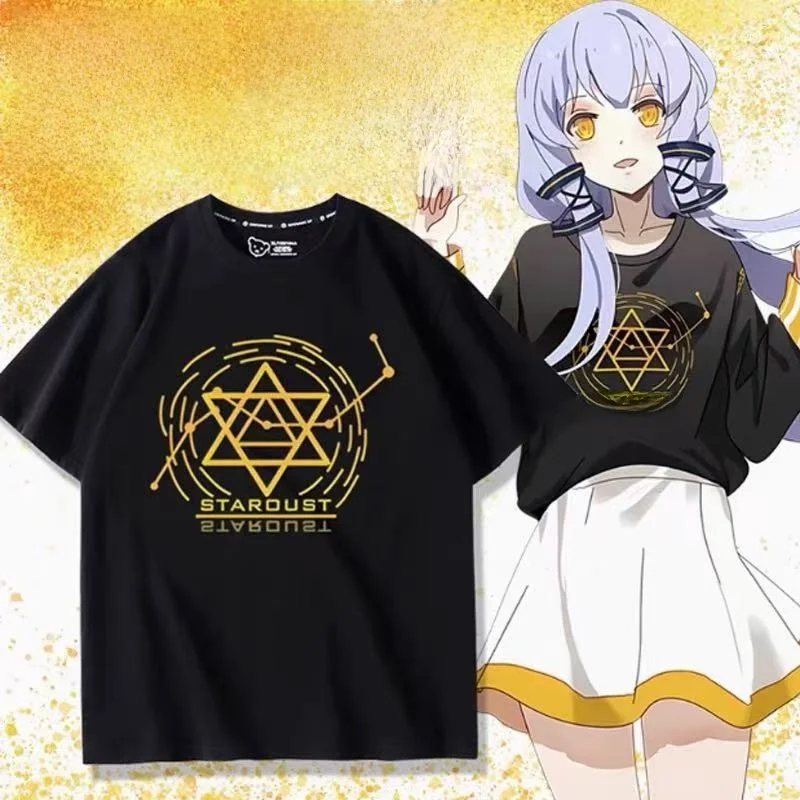 vocaloid-バーチャルシンガー-スターダスト-コスプレ半袖-tシャツ-ユニセックス夏服トップス-男女兼用
