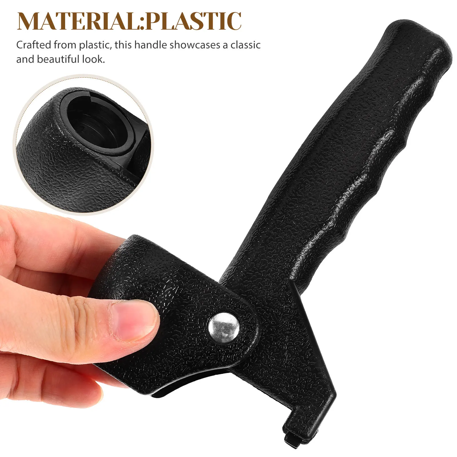 Plastic Replacement Cane Handle Solid Walking Stick Assist Ergonomic Grip Polished Cane Knob for Men Women Walking Mobility