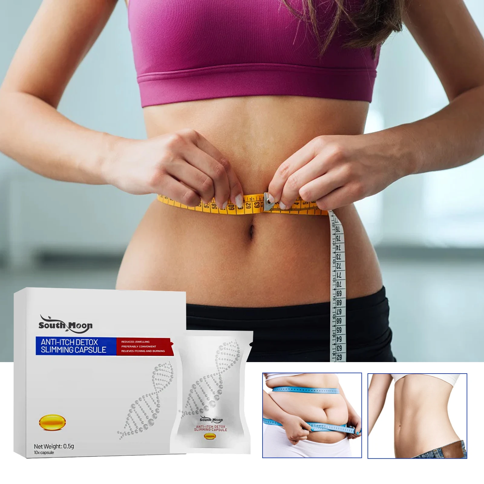 

Nighttime Fat Burner Supplement Detox Slim Metabolism Booster Burn Fat Appetite Suppression for Weight Loss Healthy Management