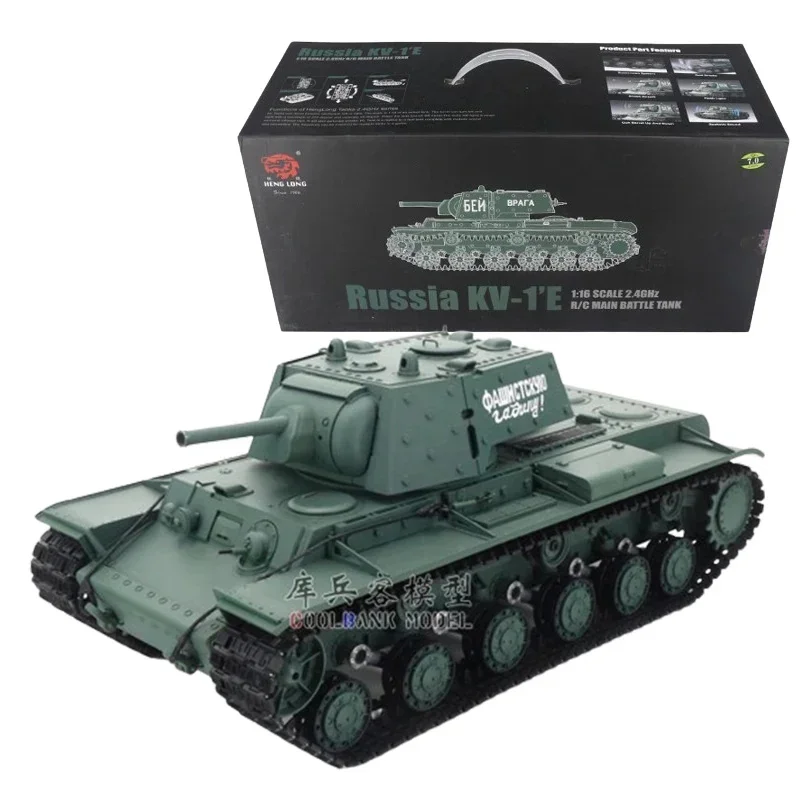 Henglong Kv-1s Zware Afstandsbediening Tank Simulatie Battle Rc Tank Concurrerende Tank Track Model Speelgoed Voor Man Kinderen Kerstcadeaus