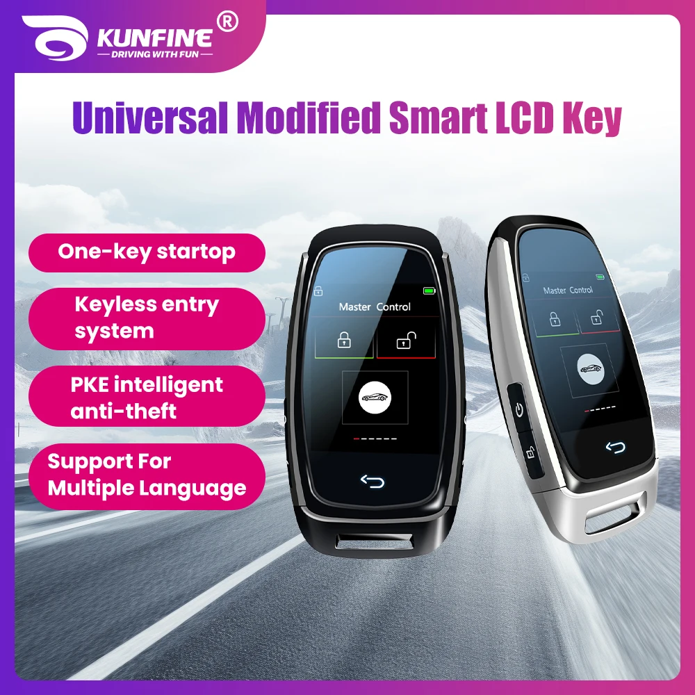 

Universal Smart Remote LCD Key For BMW Benz Audi Toyota Ford KIA Hyundai VW Jaguar Mazda Nissan Renault Honda One-Touch Start