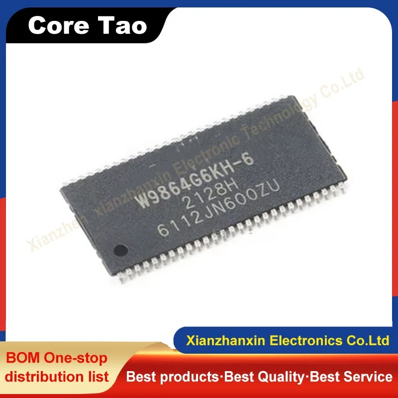 1~5pcs/lot W9864G6KH-6 W9864G6KH W9864G6 TSOP(II)-54 RAM memory chip