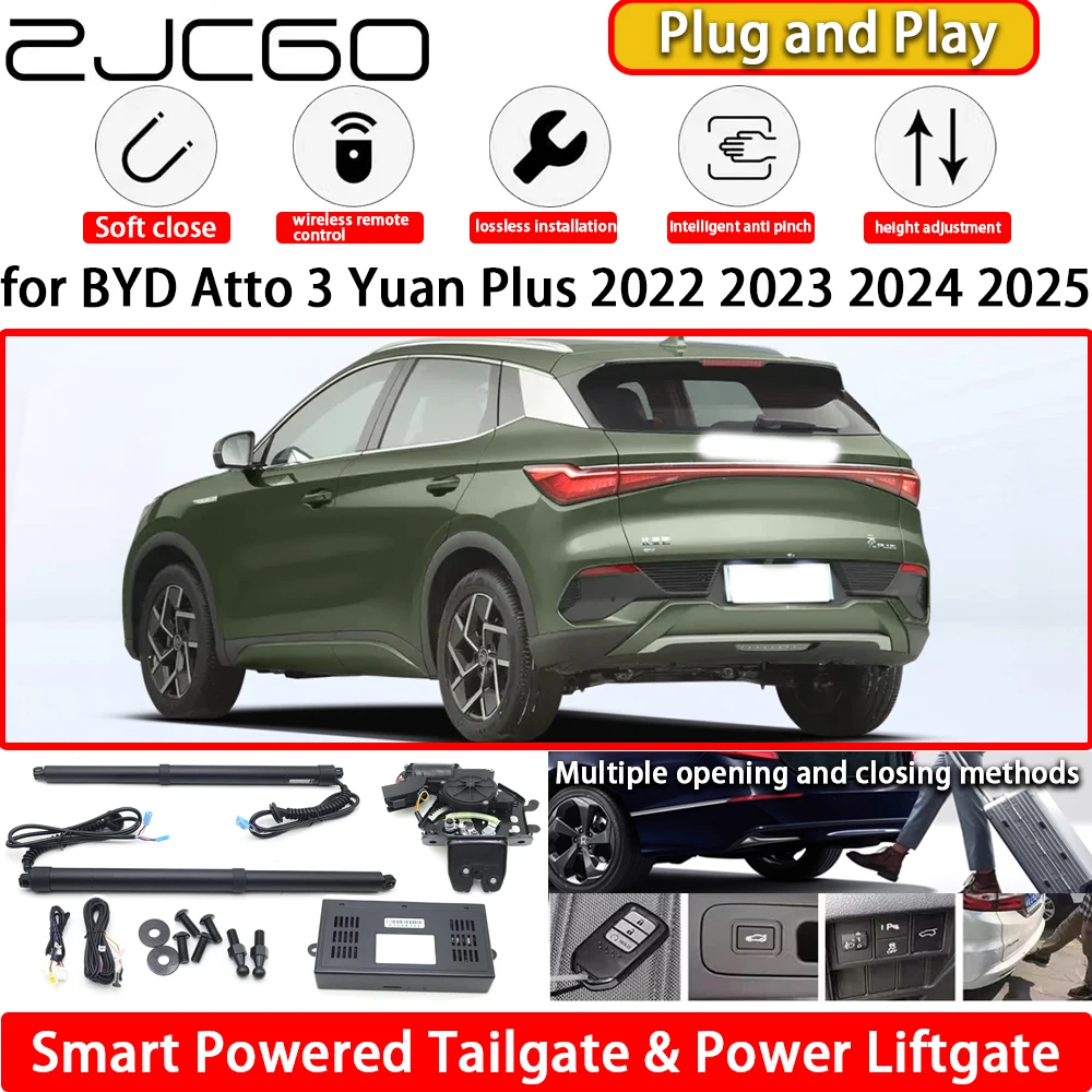 

for BYD Atto 3 Yuan Plus 2022 2023 2024 2025 OEM Automatic Electric Powered Tailgate Power Liftgate Tail Gate Lift Kit System