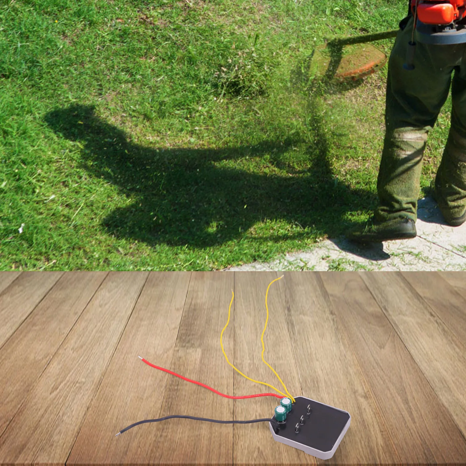 

Для газонокосилки 18 В, газонокосилка, бесщеточная литиевая батарея, детали для обслуживания сада, аксессуар для двигателя газонокосилки