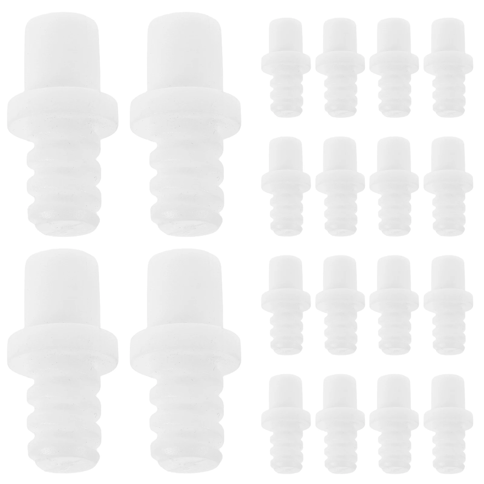 

20pcs Handle Plastic Adapter Spiral Joint Handle Repair Threaded Tip Replacement Parts For Pole Self-Locking Connector