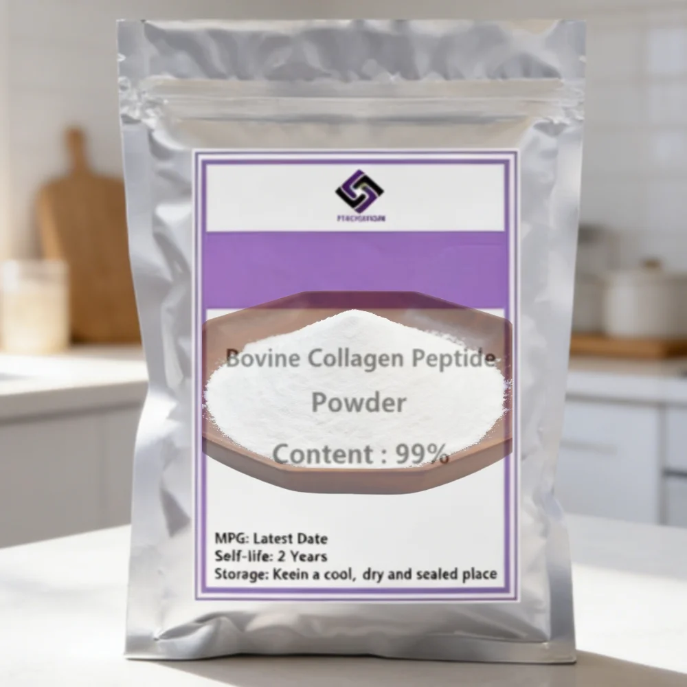 Factory Pure Natural Hydrolyzed Bovine Collagen Peptide Powder For Skincare Cosmetics Moisture Replenishment