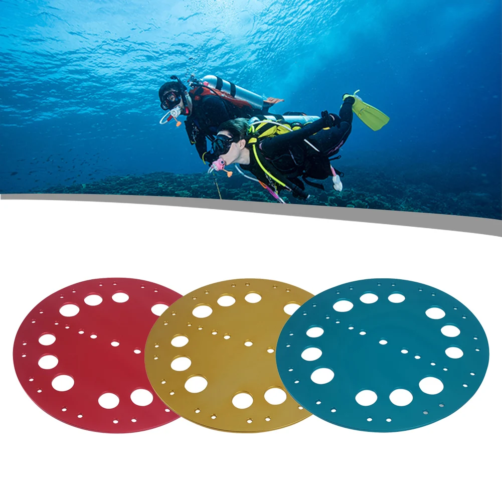 

Freediving Bottom Plate Seawater Resistant Aluminum Alloy Dive Equipment Aluminum Freediving Bottom Plate For Rope