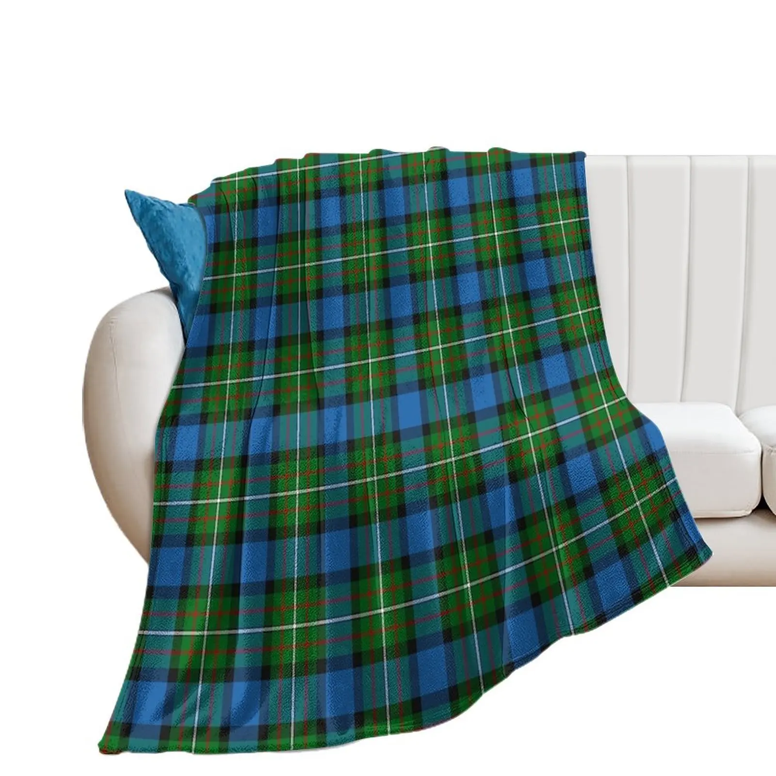 Clan Ferguson Tartan Throw Blanket Nap heavy to sleep Soft Beds Blankets